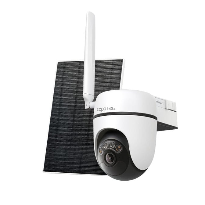 C&acirc;mara de Seguran&ccedil;a + Painel Solar TP-Link Tapo C615G 2K Solar-Powered IP65 Pan/Tilt Security 4G LTE image number 0