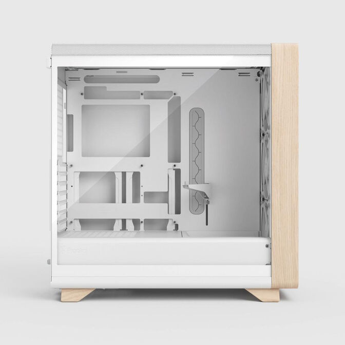 Caixa E-ATX Fractal Design Summit Chalk White TG Clear Tint image number 6