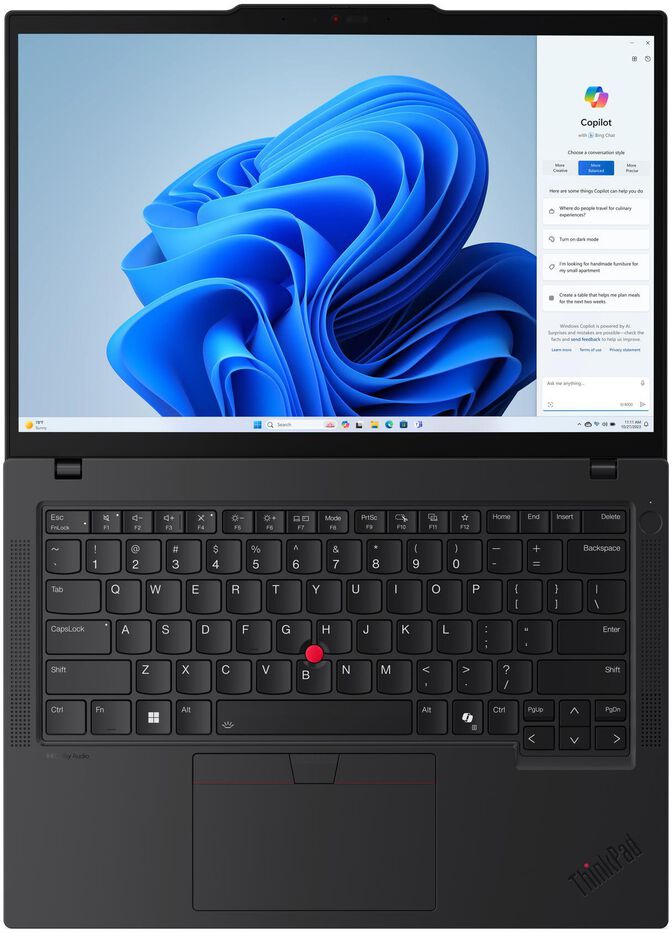 Port&aacute;til Lenovo Thinkpad T14 Gen5 Copilot AI 14" Ultra 7 155U 32GB DDR5 1TB Intel Graphics W11 Pro image number 9