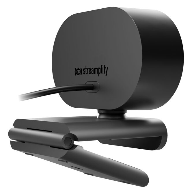 Webcam Streamplify CAM Plus FullHD 60fps with Ring Light - Preto image number 5