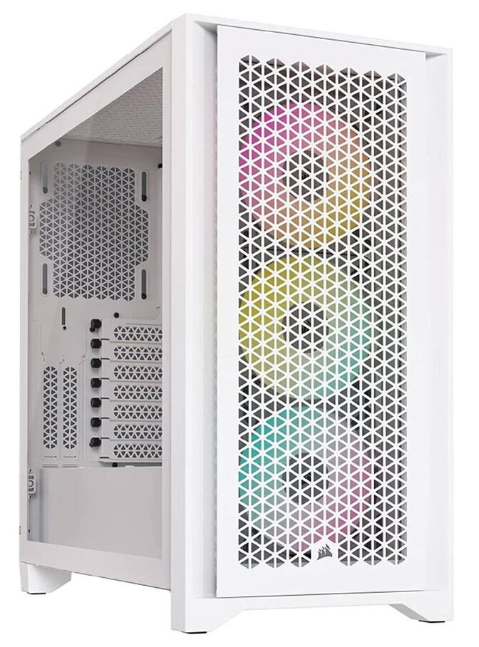 Caixa ATX Corsair iCUE 4000D Airflow RGB Branco Vidro Temperado image number 0