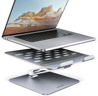 Suporte Elevat&oacute;rio AXAGON STND-LQ  para Port&aacute;teis Regul&aacute;vel Aluminio