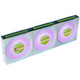 Ventoinha Lian Li UNI FAN SL120 LCD Infinity FLEX Wireless Reverse Blade Branco 120mm (Pack 3) image number null