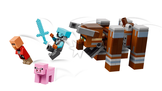 LEGO Minecraft: O Posto Avan&ccedil;ado do Saqueador e Devastador, 665 Pe&ccedil;as (21278) image number 5