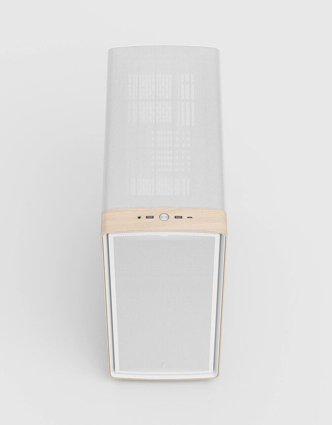 Caixa E-ATX Fractal Design Summit Chalk White TG Clear Tint image number 7