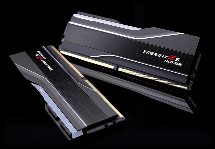 G.Skill Kit 32GB (2 x 16GB) DDR5 6400MHz Trident Z5 Neo RGB CL32 Black