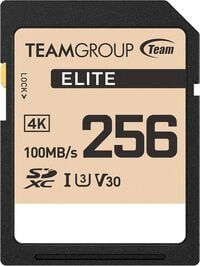 Cart&atilde;o Team Group Elite SDXC UHS-I U3 V30 256GB