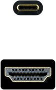 Cabo Conversor Nanocable USB-C > HDMI 1.4 4K@30HZ 3 M Preto image number null