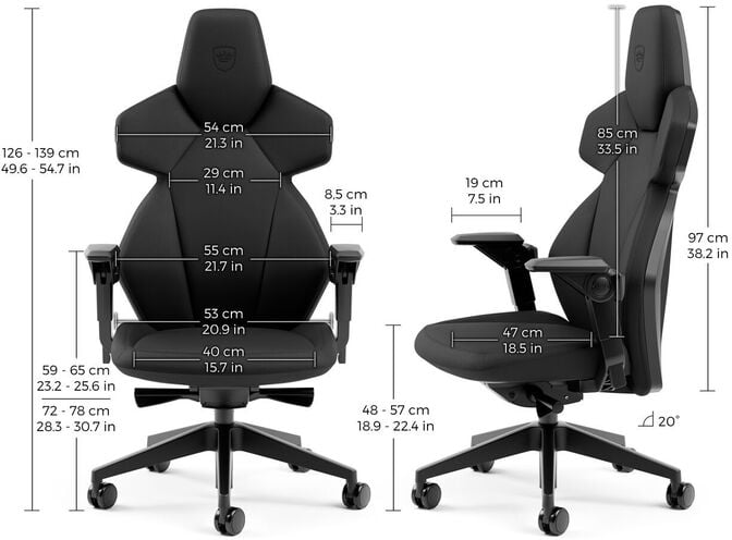 Cadeira noblechairs DAWN - Black Edition image number 12