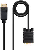 Cabo Conversor Nanocable DisplayPort/M > VGA/M 1 M Preto image number null