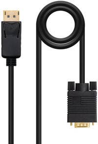 Cabo Conversor Nanocable DisplayPort/M > VGA/M 1 M Preto