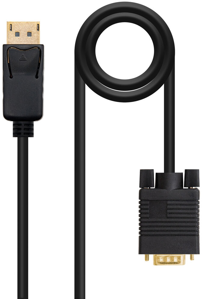 Cabo Conversor Nanocable DisplayPort/M > VGA/M 1 M Preto image number 0