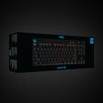 Teclado Logitech G PRO RGB Lightsync GX Blue Clicky Preto (US) image number null