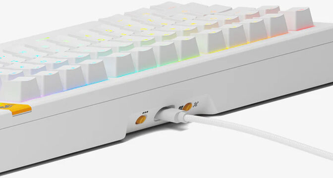 Teclado Mec&acirc;nico Glorious GMMK 3 HE 75% Branco - Fox Switch (US) image number 2