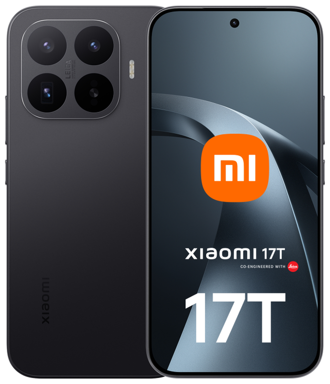 Smartphone Xiaomi 17T 5G 6.59" (12 / 256GB) 120Hz Preto image number 0