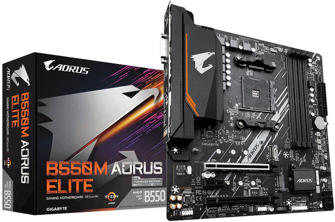 Motherboard Gigabyte B550M Aorus Elite image number 0