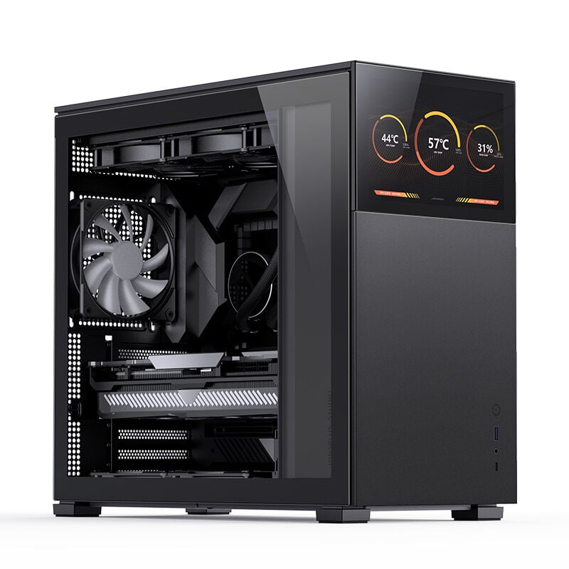 Caixa ATX Jonsbo D41 STD com Visor Vidro Temperado Preto