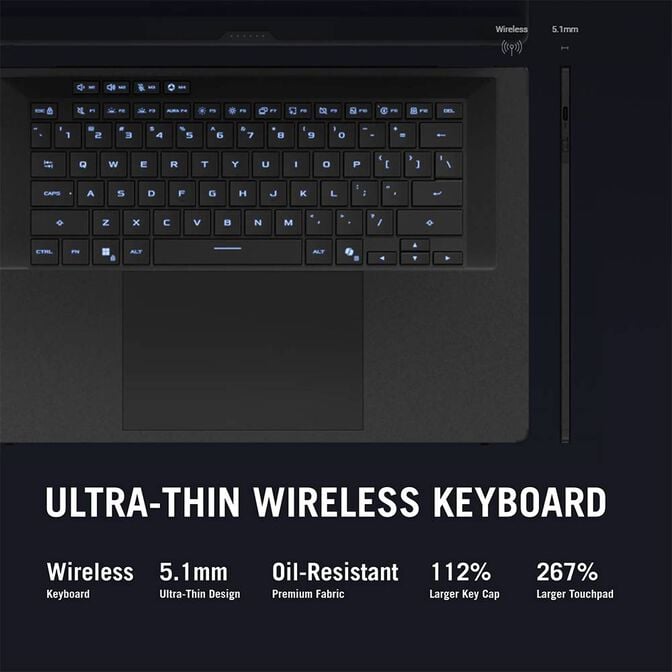 Port&aacute;til ASUS ROG Zephyrus Duo G16 GX651AX 2x16" Ultra 9 386H 64GB DDR5 2TB RTX 5090 OLED 3K Touch 120Hz W11 + Rato + Mochila image number 5