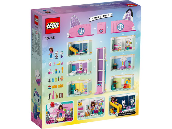 LEGO Gabbys Dollhouse: Casa M&aacute;gica da Gabby, 498 Pe&ccedil;as (10788) image number 1