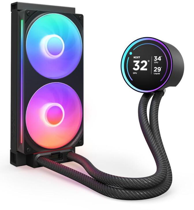 Water Cooler CPU NZXT Kraken Elite 240 (2025) RGB Preto image number 1