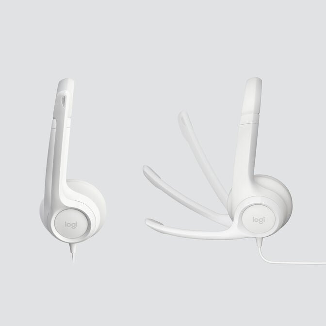Headset Logitech H390 USB Branco image number 1