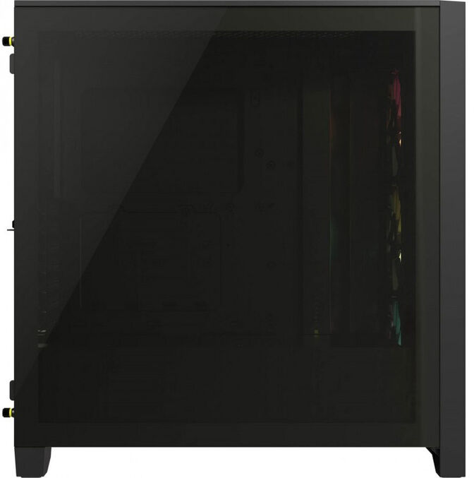 Caixa ATX Corsair iCUE 4000D Airflow RGB Preto Vidro Temperado image number 3