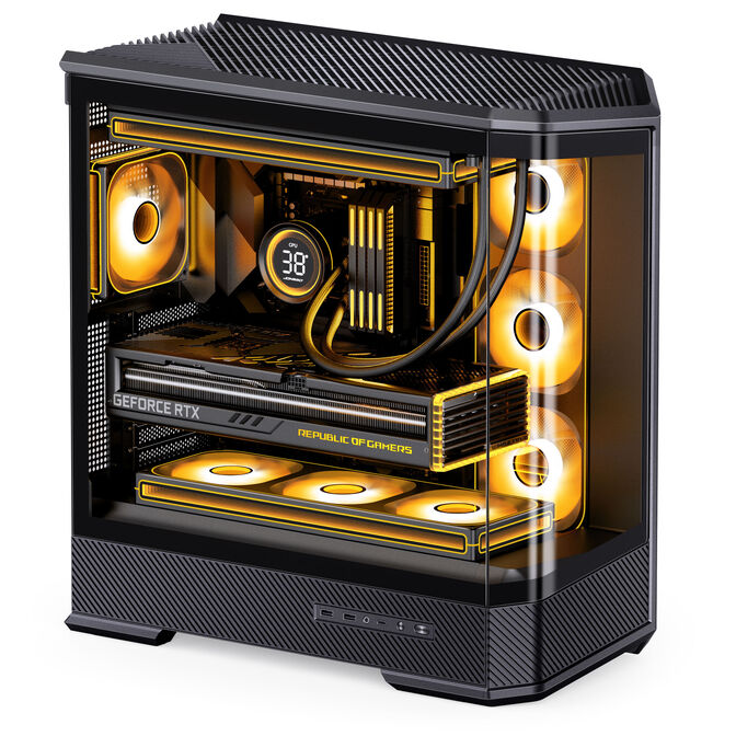 Caixa ATX Jonsbo D400 Vidro Temperado Preto image number 8