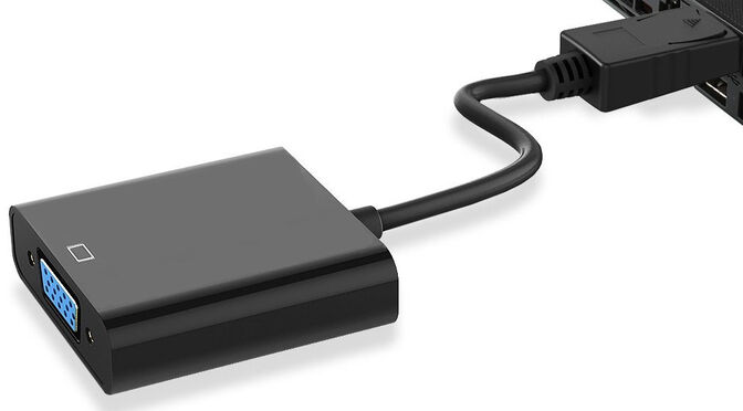 Adaptador Gigabit Ewent DisplayPort > VGA M/F image number 1