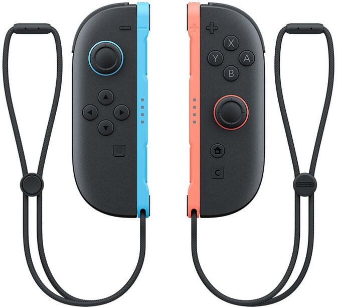 Comando Nintendo Joy-Con 2 (Esq-Dir) Azul Claro/Vermelho Claro image number 2