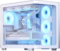 Caixa ATX Aerocool P500C ARGB Vidro Temperado Branco