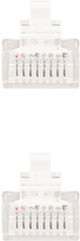 Cabo de Rede Nanocable RJ45 UTP CAT.5E AWG24 2 M Branco image number null