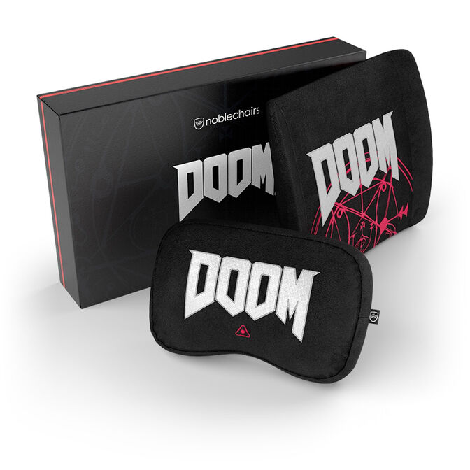 Set de Almofadas noblechairs Memory Foam - DOOM Edition image number 0