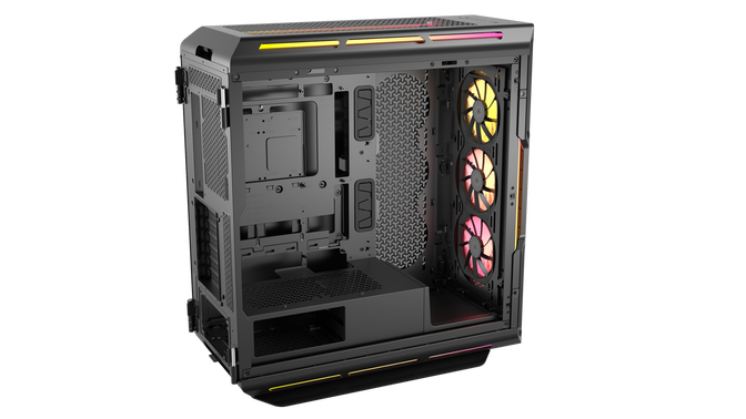 Caixa E-ATX Corsair 5000T LX ARGB Preto Vidro Temperado image number 1