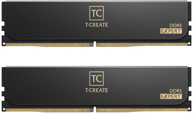 Team Group Kit 32GB (2 x 16GB) DDR5 6000MHz T-Create Expert Preto CL38 V2 image number 0