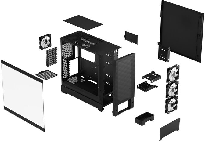 Caixa E-ATX Fractal Design Pop XL Air RGB Black TG Clear Tint image number 11