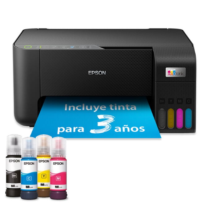 Impressora Multifun&ccedil;&otilde;es a Jato de Tinta Epson EcoTank ET-2860 Wi-Fi image number 4