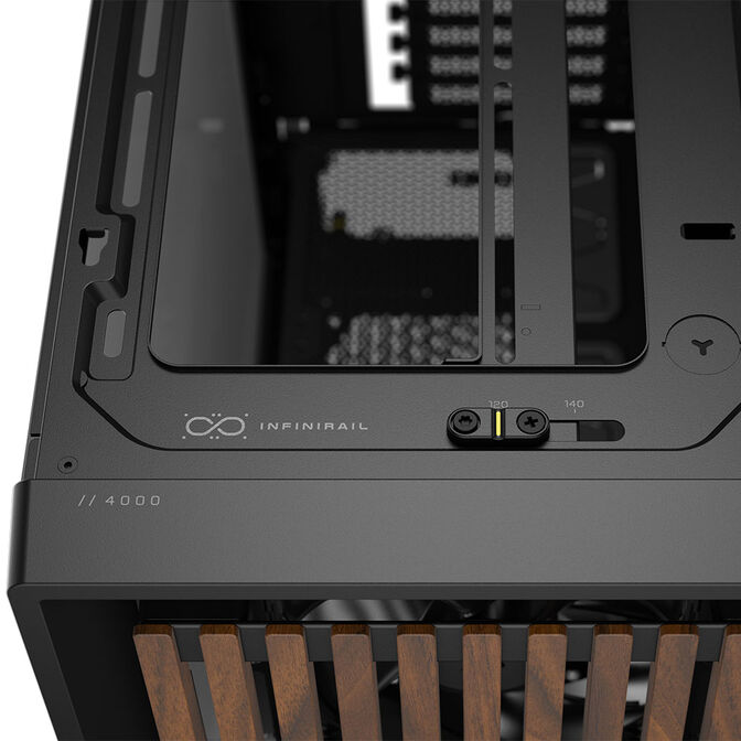 Caixa E-ATX Corsair 4000D RS Wood Black Walnut Vidro Temperado image number 8