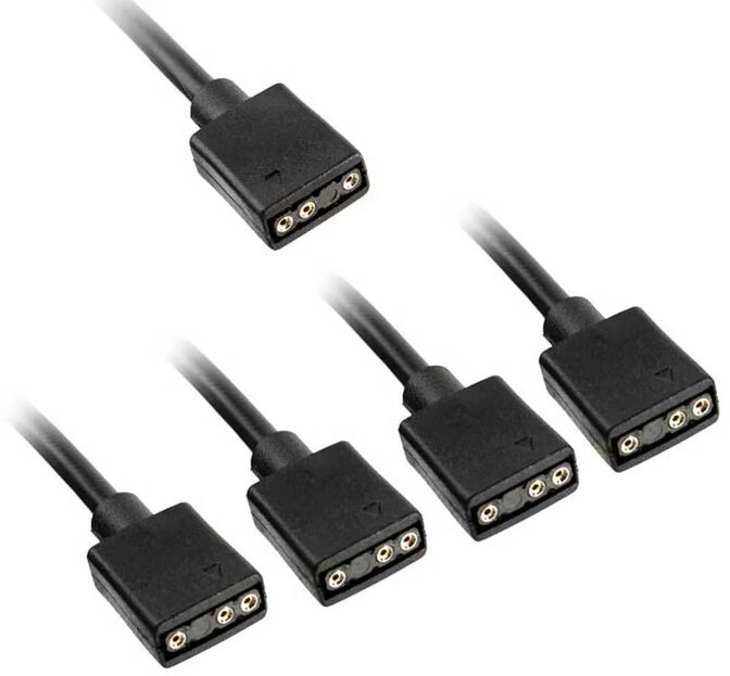 Cabo Splitter Kolink 1-4 ARGB 30cm image number 0