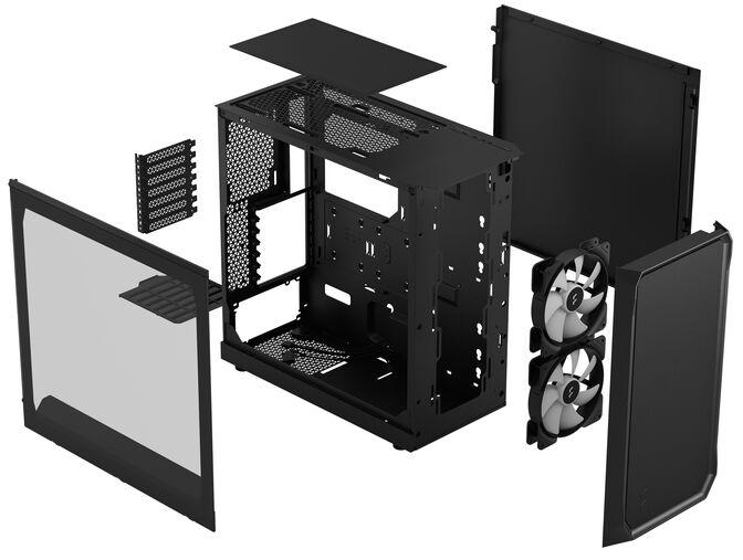 Caixa ATX Fractal Design Focus 2 Black RGB image number 9
