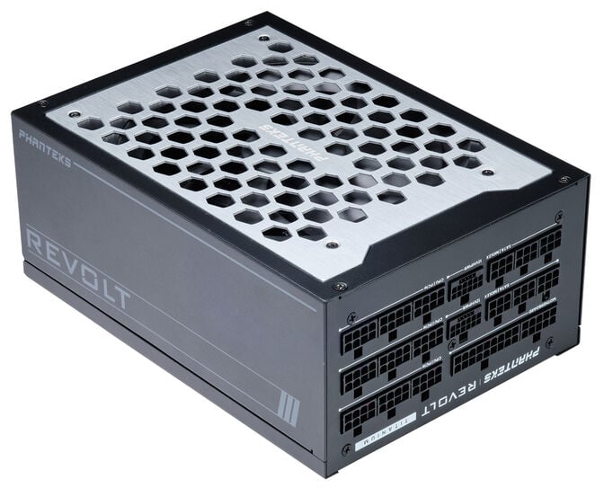 Fonte Modular Phanteks Revolt ATX 3.0 PCIe 5.0 1600W Titanium Preta (Sem Cabos Inclu&iacute;dos) image number 1