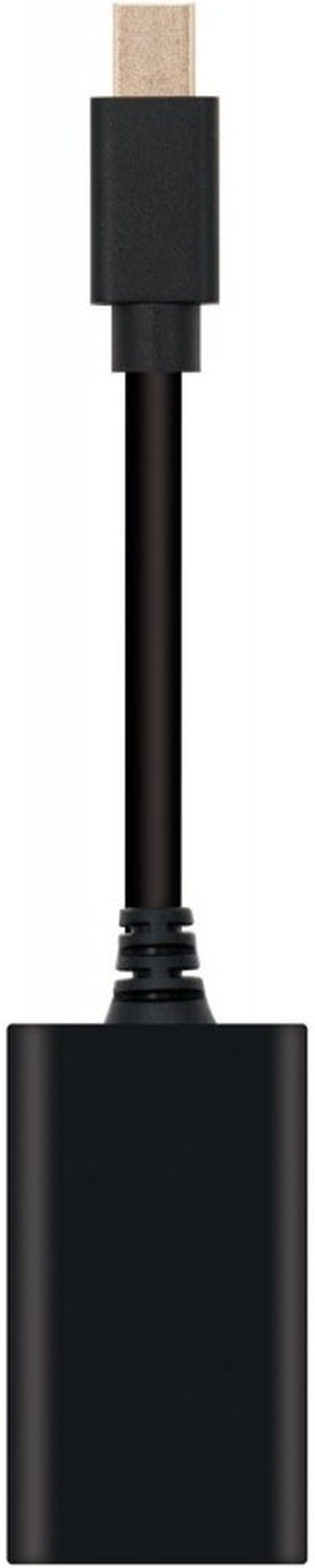 Adaptador Nanocable Mini DisplayPort M > HDMI F 15 CM Preto image number 0