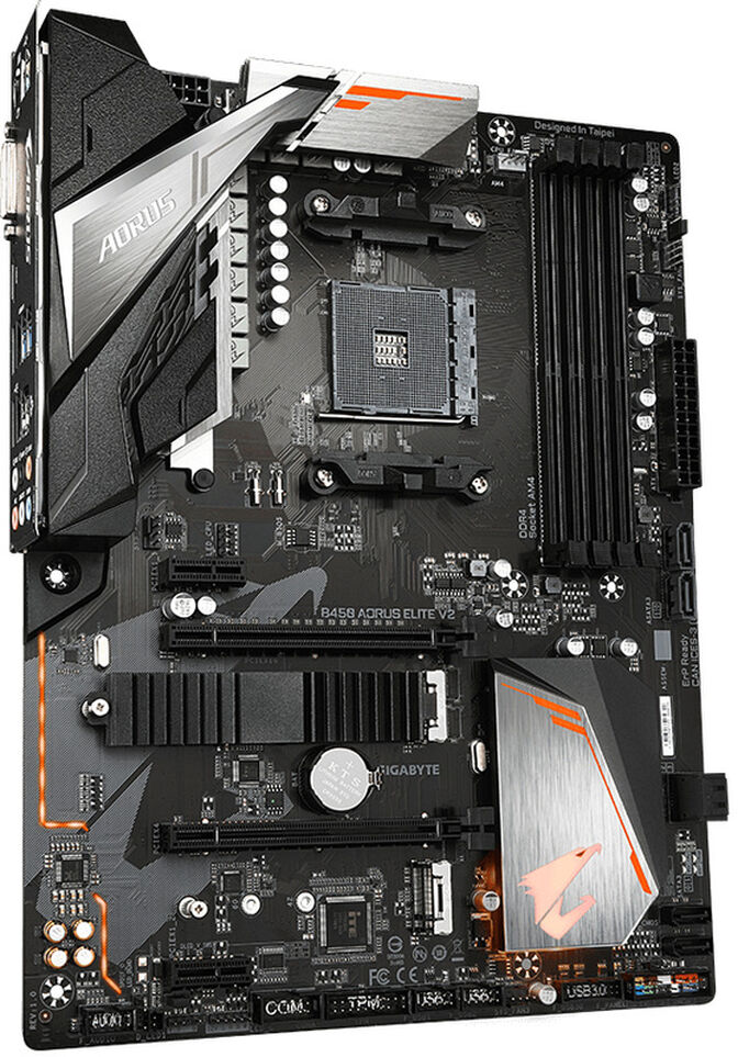 Motherboard Gigabyte B450 Aorus Elite V2 image number 2