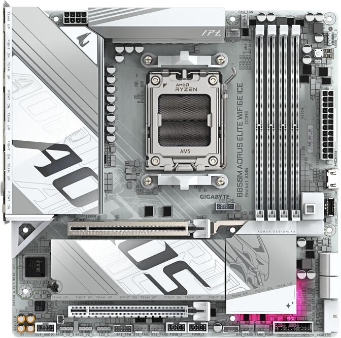 Motherboard Gigabyte B850M A ELT WF6E ICE image number 1