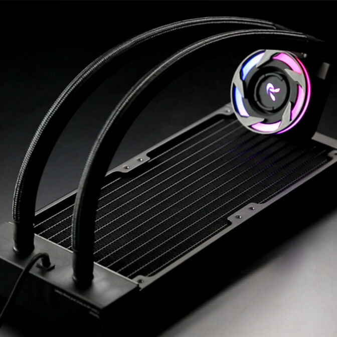 Water Cooler CPU Raijintek Eos RGB Rainbow 240mm image number 8