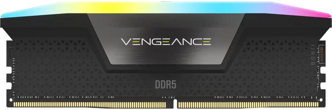 Corsair Kit 64GB (2 x 32GB) DDR5 6400MHz Vengeance RGB Black CL32 image number 2