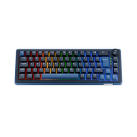 Teclado Mec&acirc;nico Ducky OK-M 68 65% Tri-Mode Hot-Swap RGB Tactile (PT)