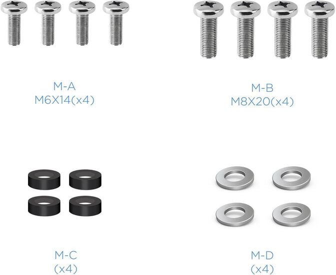 Suporte de Parede Tooq Tilt e Girat&oacute;rio 13" a 43" 66-370 mm Max. 20kg Preto image number 9