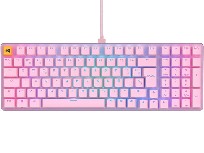 Teclado Mec&acirc;nico Glorious GMMK 2 96% Rosa - Fox switch (ES) image number 0