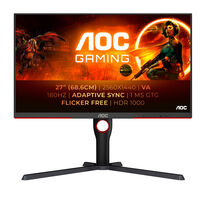Monitor AOC Gaming 27" Q27G3XMN Mini-LED QHD 180Hz 1ms HDR100 Freesync Premium Pro