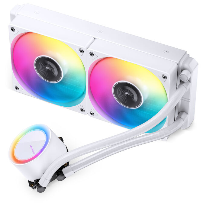 Water Cooler CPU Jonsbo TG-240 ARGB Branco - 240mm image number 3